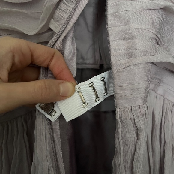 MUST GO J.Crew Arabelle Long Silk Chiffon Dress Size 6 - Picture 14 of 16